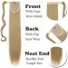 Clip in Ponytail Extension Wrap Around for Women Long Synthetic Natural Wavy Curly Hair Pony Tail Hair Extensions 17 inch Light Auburn - Buy Online on SooperMarket.com