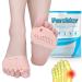 Medium-footed upholstery 4 pieces of toe spreader with gel midfoot cushion forefoot cushion toe spreader breathable gel preferably for diabetic feet bubbles forefoot pain 4 pieces of skin color