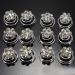 12pcs Clear Crystal Swirl Hair Twists Coils - Fashion Hair Pin Clips - Buy Online on SooperMarket.com