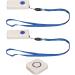 Pusokei Wireless Call Button System for Seniors - 2 Transmitters 1 Receiver 4 Volume Levels 330m Range - Ideal for Nursing Staff & Elder Care - Buy Online on SooperMarket.com