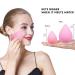 6 Pcs Makeup Blender Beauty Sponge Set - Latex-Free Sponges for Liquid, Cream, and Powder Foundation - Super Soft Beauty Blender Set in Light Pink - Buy Online on SooperMarket.com