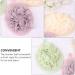 4pcs Pure Color Bath Flower Balls - Loofah Sponges & Body Brushes for Relaxing Showers | High-Quality PE Mesh Back Scrubber - Buy Online on SooperMarket.com