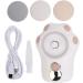 Electric Feet Callus Remover with 360 Head 3 Grinding Heads Ambient Lighting for Dead Hard Skin Pedicure Tool for Dry Feet Rechargeable Portable Electronic Foot File - Buy Online on SooperMarket.com