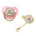 Robust Baby Pacifier for Jaw Development | Closed Circuit Design | 6-18 Months (Pink) - International Shipping Available - Buy Online on SooperMarket.com