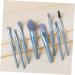 BELLIFFY 8pcs Powder Brush Eyeshadow Makeup Cosmetic Face Brushes Makeup Face Brushes Facial Kit Blue Wooden - Buy Online on SooperMarket.com