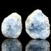 1PC Random Natural Raw Blue Celestite Quartz Crystal Cluster Stones Specimen Home Decoration Crafts Ornament Druzy Geode FZUGEDRLI (Size : 1pc Random 20 50g)