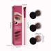 4D Hair Stroke Brow Stamp Brush Set with Mini Eyebrow Cream - Dark Brown - Buy Online on SooperMarket.com