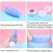 Buy 5-Part Silicone Travel Bottle Set - Leak-Proof Portable Refill Bottles with Carabiner | Perfect for Liquid Soap & Toiletries - 38 ml - Buy Online on SooperMarket.com
