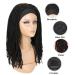 Lady Miranda Black Dreadlock Headband Wig for Women and Men - Medium Twist Afro Synthetic Dreadlock Wig - Buy Online on SooperMarket.com