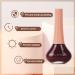 EONFAVE Red Nail Polish - Wine Red Nail Varnish - Long Lasting Chip Resistant & Quick Drying Nail Polish for DIY Nail Art Manicure at Home - No Need Cured - Buy Online on SooperMarket.com