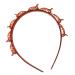 Toothed Headband Braid Tool | Fashion Headband With Clips Professional Toothed Headband Braid Tool For Effortless Styling And Secure Hold For Women Girls Red