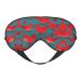 SSIMOO Red Birds Fauna Wild 1 Soft Sleep Eye Mask Female Breathable Eye Patch Perfect for Travel and Relaxation Black