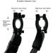 BlueSunshine Adjustable Alloy Bike Kickstand for 22-26 Bicycles - Black - Buy Online on SooperMarket.com