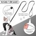 Breakproof Cat Leash Set & Adjustable Soft Kitten Vest - Reflective Stripes Black XS - Perfect for Small Kittens - Buy Online on SooperMarket.com
