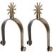 QANYEGN Adult Cowboy Spurs Vintage Metal Spurs with Gear Zinc Alloy Men Spurs Horse for Men - Buy Online on SooperMarket.com