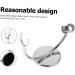 Angoily 2 pcs Stainless Steel Razor Holder - Decorative Bathroom Gift | Durable Zinc Shaving Stand - Buy Online on SooperMarket.com