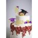 24Pcs Graduation Cupcake Toppers Graduation Cupcake Picks for Cupcake Food Decorations - Class of 2024 Graduation Cupcake Toppers Supplies (Purple & God) - Buy Online on SooperMarket.com