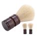 Premium Wooden Handle Shaving Brush for Men - Hog Bristles Ideal for Home & Travel - Perfect Beard Grooming Tool - Buy Online on SooperMarket.com