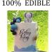 Personalised Elephant Cake Topper - Edible Fondant Safari Jungle Cupcake Decorations with an Edible Glue - Kids Birthday Supplies - Buy Online on SooperMarket.com