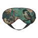 SSIMOO Flower and Bird Art Soft Sleep Eye Mask Female Breathable Eye Patch Perfect for Travel and Relaxation Black