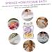 Angoily 6 Pcs Bath Ball Sponges - Kids Foam Sea Sponge & Hydrophilic Body Scrubbers for Spa & Bathing - Buy Online on SooperMarket.com