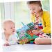 Vaguelly Tear-Resistant Fabric Book Set for Toddlers | Soft Touch & Feel Baby Books | Quiet Book Toys for Babies - Buy Online on SooperMarket.com