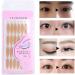 Eyelid Tape For Hooded Eyes Lifter 72 Pairs Invisible Double Eyelid Tape Adhesive Makeup Sets Double Eyelid Tape Double Sided Eyelid Sticker Makeup Tool (Half Round Shape) - Buy Online on SooperMarket.com
