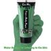 Go Ho Green Cream Face Body Paint - Water Based 2.37 Oz (70ml) for Adults & Children | SFX Cosplay, Halloween, St. Patrick's Day - Buy Online on SooperMarket.com