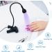 AORAEM 3-in-1 Nail Lamp Kit | LED Nail Dryer with Portable Gooseneck | Quick Dry Flash Curing Light for Gel Nails | Includes Clear Nail Tips, Clip, and File | Poly Nail Extension Tools | Arts - BB-Black - Buy Online on SooperMarket.com