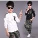 AMhomely Baby Boy Romper Sale: Letter Tracksuit Camouflage 2PCS Outfit Set for Boys 9-11 Years - White - Buy Online on SooperMarket.com