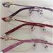 Ranara Glasses End Spikes Replacement - Metal Carved Flower Glasses Legs & Accessories - Red Replacement Arms for Borderless 1-Hole Glasses - Buy Online on SooperMarket.com