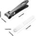 Nail Clippers with File Nail Clippers Set Fingernail Cutter | Professional Heavy Duty Precision Stainless Steel Nail Clippers with Nail File for Stunning Nails Home and Travel Black - Buy Online on SooperMarket.com