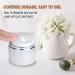 Airless Pump Jar 1.7oz - Drunk Elephant Container for Lotions, Creams, Serums & Makeup - Travel-friendly Push Down Pump Dispenser - Buy Online on SooperMarket.com