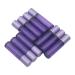 PXYELEC 10PCS Essential oil roll-on bottles with aluminum cap 10ml matted purple glass perfume bottles stainless steel roller balls for aroma therapy perfume oil purple