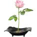 Japanese Ikebana Kit - Ceramic Vase & Frog Holder Set for Floral Arrangements - Buy Online on SooperMarket.com