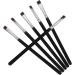 Baluue 12 Pcs Flat Eyebrow Brush Eyebrow Eyeliner Brush Eyeliner Makeup Brush Eye Brush Wooden Handle Black - Buy Online on SooperMarket.com