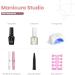 Beetles Gel Nail Polish Starter Kit - 6 Colors Gray Nude Pink Set with 48W Nail Lamp - Base Top Coat Included - Christmas Nail Art DIY Manicure - Buy Online on SooperMarket.com