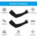 Ouligay 4 Pairs Armchair Compression Arm Sleeves - UV Protection & Cool Arm Warmers for Men & Women | Perfect for Basketball Volleyball Golf & Running - UPPF 50 - Buy Online on SooperMarket.com