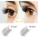 5D-D-0.10-13mm Short Stem Pre Made Fan Eyelash Extensions - Russian Volume Lashes 0.07 0.10 - 13mm Length - Buy Online on SooperMarket.com
