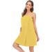 Veseacky Women's Bath Towel with Pocket | Adjustable Bathrobe & Face Band S-3XL | Yellow Medium - Shop Now! - Buy Online on SooperMarket.com