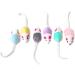 Chiwava 36-Piece Interactive Cat Toy Set - Colorful 11.5 cm Mice Rattles for Kittens | Perfect for Playtime & Engagement - Buy Online on SooperMarket.com
