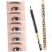 MUSISALY 2pcs Long Lasting Eyebrow Pencils Eye Brow Pencils for Women Leopard Eyebrow Brush for Women Wooden 1 count (Pack of 1) Brown - Buy Online on SooperMarket.com