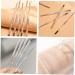 Baluue 5pcs Pencils with Eyebrow Pencil Hair Double Bun Eyebrow Pens Eyebrow Makeup Pencils Paste - Buy Online on SooperMarket.com