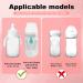 4 Pack Baby Bottle Handles for Philips Avent - Easy Grip White Holders for Independent Drinking - Buy Online on SooperMarket.com
