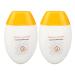 2 pieces SPF 50 sun cream UVA UVB sun protection 45 G for home and travel
