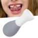 Trainer to perceive the tongue muscles with a removable gas bag trainer to restore the mouth-lip muscles for training tongue and language development