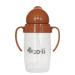 Any angle straw sippy cup | ZoLi BOT 2.0 weighted straw sippy copper rust burnt orange  most loved training sippy cup  toddler transition straw cup  sippy cup with handles