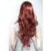 Buy Red Wavy Side Parting Wig 9331-35 | Long 70cm Wig | International Shipping Available - Buy Online on SooperMarket.com