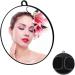 Beauty Mirror Professional Hand held Round Mirror with Handle for Personal & Hair Salon Use - Buy Online on SooperMarket.com
