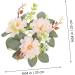LIFKICH Artificial Garland Ornament Rings Wedding Decorations Candle Holders Candlesticks Eucalyptus Boho Decor Candle Wreath Wedding Party Decoration Plastic Front Door Flowers Picture 1 23.00X23.00X8.00CM - Buy Online on SooperMarket.com